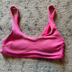 Pink athleta bikini top
